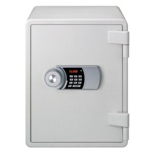 Eagle Compact Size Fire Resistant Safe, White – YES-031D(WH)