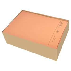 FIS Square Cut Folders With 8 cm Fastener Orange Color, Pack of 50 Pcs, 320 gsm, F/S (210 x 330 mm) Size – FSFF7FOR