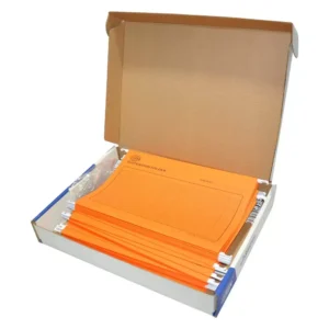 FIS Colored Hanging Files, Orange Color, Pack of 50 Pieces, 160 gsm – FSHF160PAOR