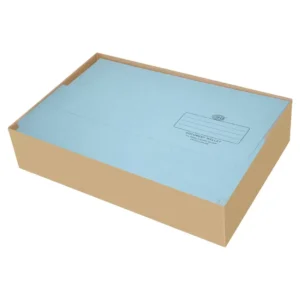 FIS Document Wallets Blue Color, Pack of 50 Pcs, 320 gsm, F/S (210 x 330 mm) Size – FSFF8BL