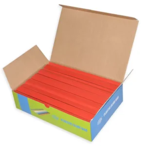 100-Piece FIS Plastic Sliding Bar Red 10mm, 100-Sheets Capacity – FSPG10-RE