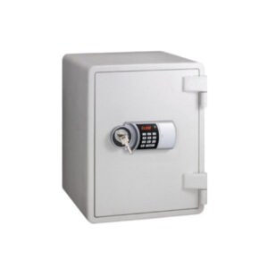 Eagle YES-031DK Fire Resistant Safe, Digital & Key Lock, White