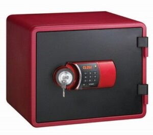 Eagle YESM-020K (RD) Fire Resistant Safe, Digital & Key Lock, Red