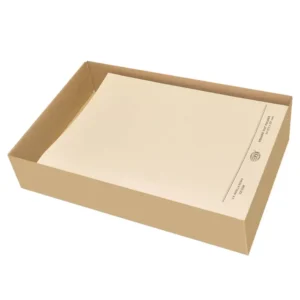FIS Square Cut Folders Without Fastener Buff Color, Pack of 50 Pcs, 320 gsm, A4 Size – FSFF9A4BF
