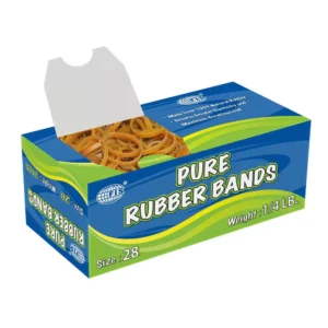 FIS Pure Rubber Bands 28 Size, 1/4 LB – FSRB28