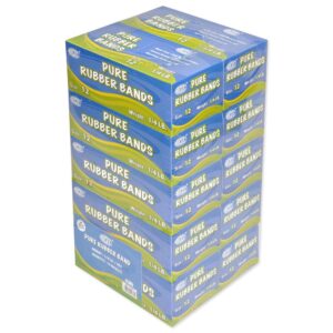 10 Boxes FIS Pure Rubber Bands Yellow – FSRB12