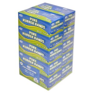 10 Boxes FIS Pure Rubber Bands, Size 17 Yellow – FSRB17