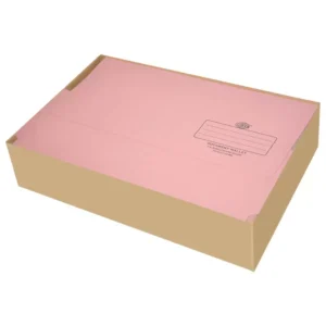 FIS Document Wallets Pink Color, Pack of 50 Pcs, 320 gsm, F/S (210 x 330 mm) Size – FSFF8PI