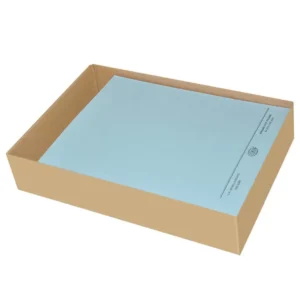 FIS Square Cut Folders Without Fastener Blue Color, Pack of 50 Pcs, 320 gsm, A4 Size – FSFF9A4BL