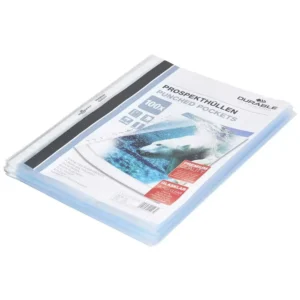 100-Piece Durable Punched Pocket, 0.08mm, A4 Size – DURP2676-19