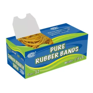 FIS Pure Rubber Bands 32 Size, 1/4 LB – FSRB32