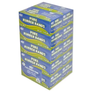 10 Boxes FIS Pure Rubber Bands Yellow – FSRB62