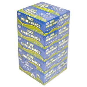 10 Boxes FIS Pure Rubber Bands, Size 30 Yellow – FSRB30