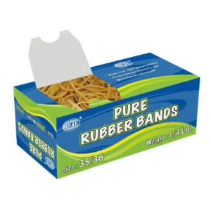 FIS Pure Rubber Bands 35/36 Size, 1/4 LB – FSRB35/36