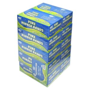 10 Boxes FIS Pure Rubber Bands, Size 14 Yellow – FSRB10014
