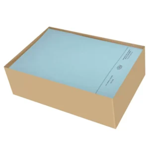 FIS Square Cut Folders With 8 cm Fastener Blue Color, Pack of 50 Pcs, 320 gsm, F/S (210 x 330 mm) Size – FSFF7FBL