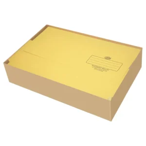 FIS Document Wallets Yellow Color, Pack of 50 Pcs, 320 gsm, F/S (210 x 330 mm) Size – FSFF8YL