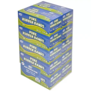 10 Boxes FIS 10 Packet Pure Rubber Bands Yellow – FSRB34