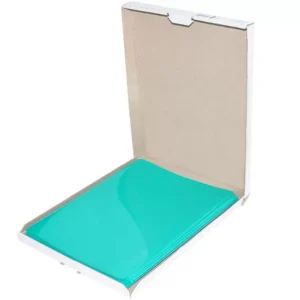 50-Piece Durable Clear folders, A4 size, Green Colour – DUCI2339-05