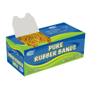 FIS Pure Rubber Bands 16 Size, 1/4 LB – FSRB16