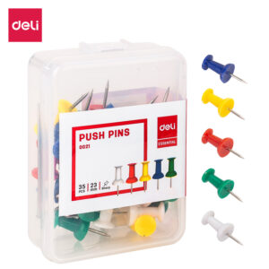 Deli Colored Push Pin (1×35)