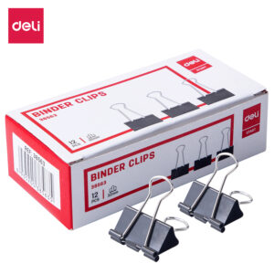 Black Binder Clips 32mm (1X12)