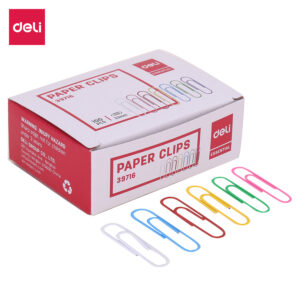 Colored Paper Clip 33 mm (Astd) 1×100