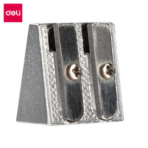 Deli Double Hole Aluminum Pencil Sharpener (1×12)