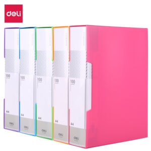Rio A4 Display Book 100 Pockets W/case Deli