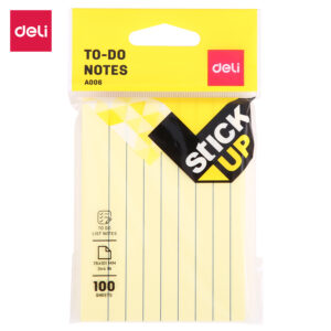 Lined Sticky Note 3×4 YL (1×12)