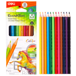 Enovation Wood Free Color Pencil 12 Colors