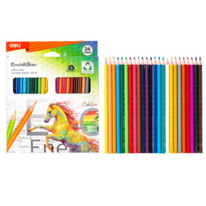 Enovation Wood Free Color Pencil 24 Colors