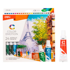 Acrylic Colors 24 Colors, 12ml