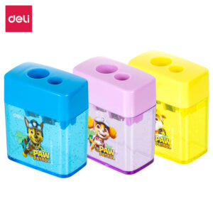 Deli Pencil Sharpener Two Hole School Type