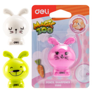 Pencil Sharpener Asst (Wh, Bl, Pk, Yw)