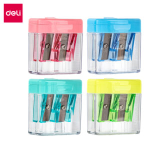 Deli 2 Hole Pencil Sharpener (School Series)