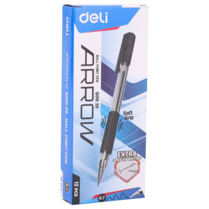 Smooth Ball Point Pen 0.7mm (1×12) (BK) Arrow