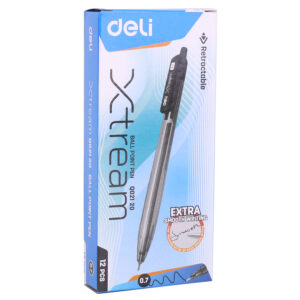 Retractable Smooth Ball Point Pen 0.7mm (BK)