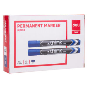 Dry Erase Marker Bullet Thin Blue (1×12)