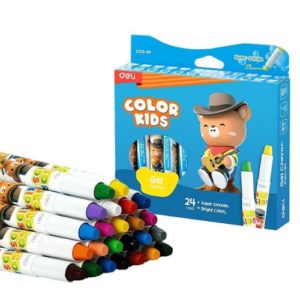 Crayon Gel Round Barrel 24 Colors