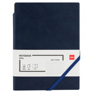 Leather Cover Notebook A5 96 Sheets 80gsm