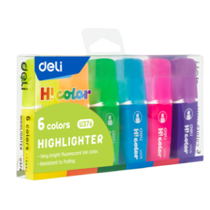 Mini Highlighter Asst (1×6)