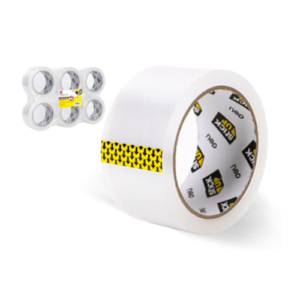 Packing Tape Clear 48mm x 100y (1×6)