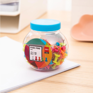 Deli Colored Push Pin (1×100)