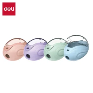 Deli Pencil Sharpener (Mixed) Oval Design P.S
