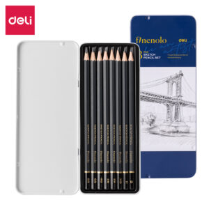 Drawing Pencil 8pcs Set (2H, H, HB, B, 2B, 4B, 6B, 8B)