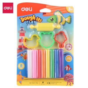 Plasticine 8 Colors (Clay), 100gm