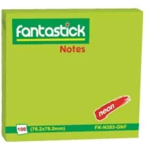 Fantastick Stick Notes 3″x3″ Green – FK-N303-GN