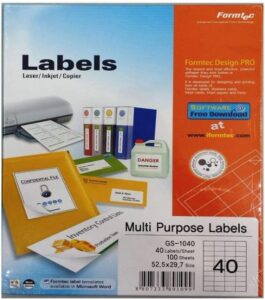 Formtec Label 2000/105×29 Pkt=100sht – FT-GS-1020
