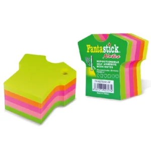 Fantastick Stick Notes Fluor 5col Tshirt – FK-NDTS303-5F